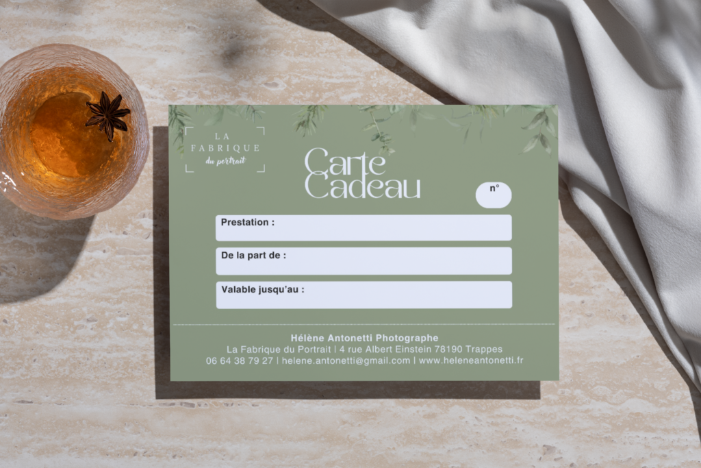 Carte cadeau verso
